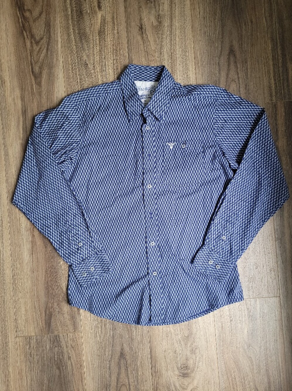 Wrangler Boys 20X Competition Advance Comfort Long Sleeve Rodeo Stampede
